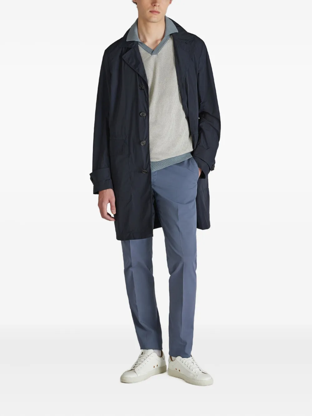 Montedoro flap-pocket button-up coat | Single Breasted Coats | Image 2