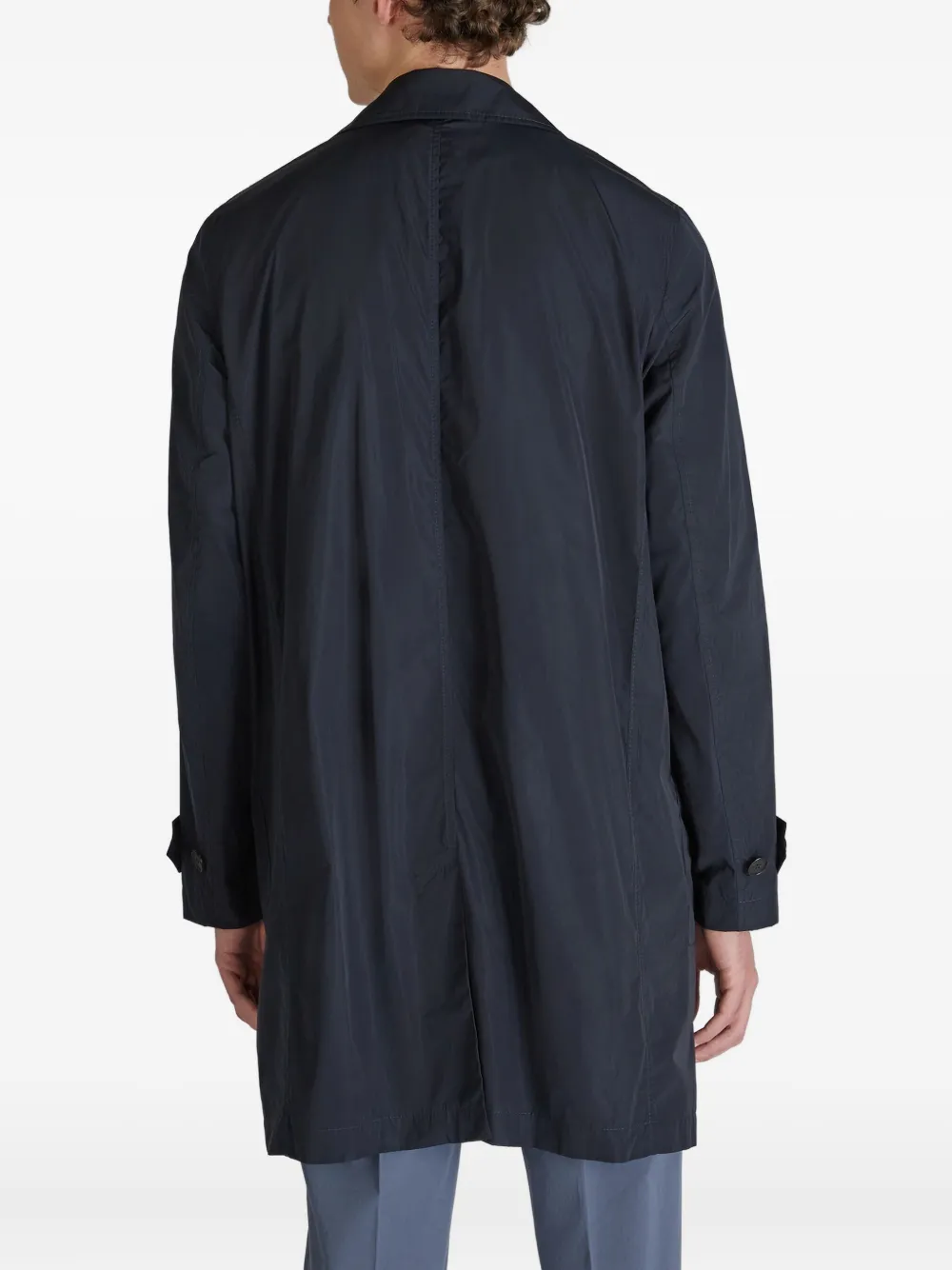 Montedoro Flap-pocket Button-up Coat In Blue