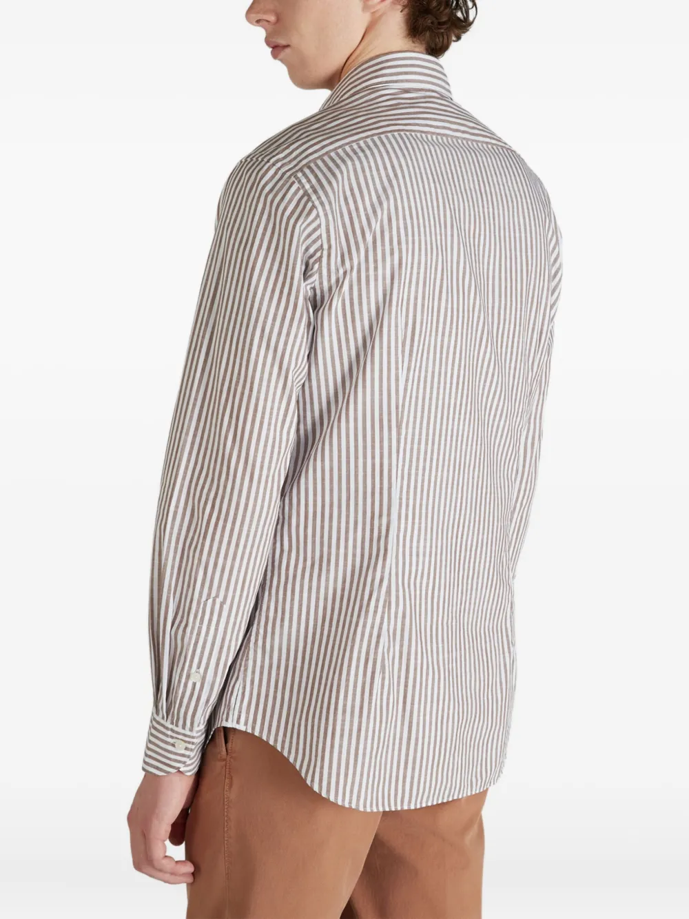 Glanshirt Striped Cotton Shirt In Multi