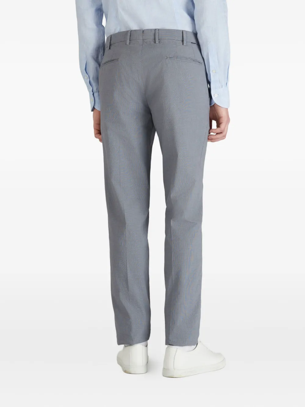 Incotex Broek van stretch-katoen Blauw