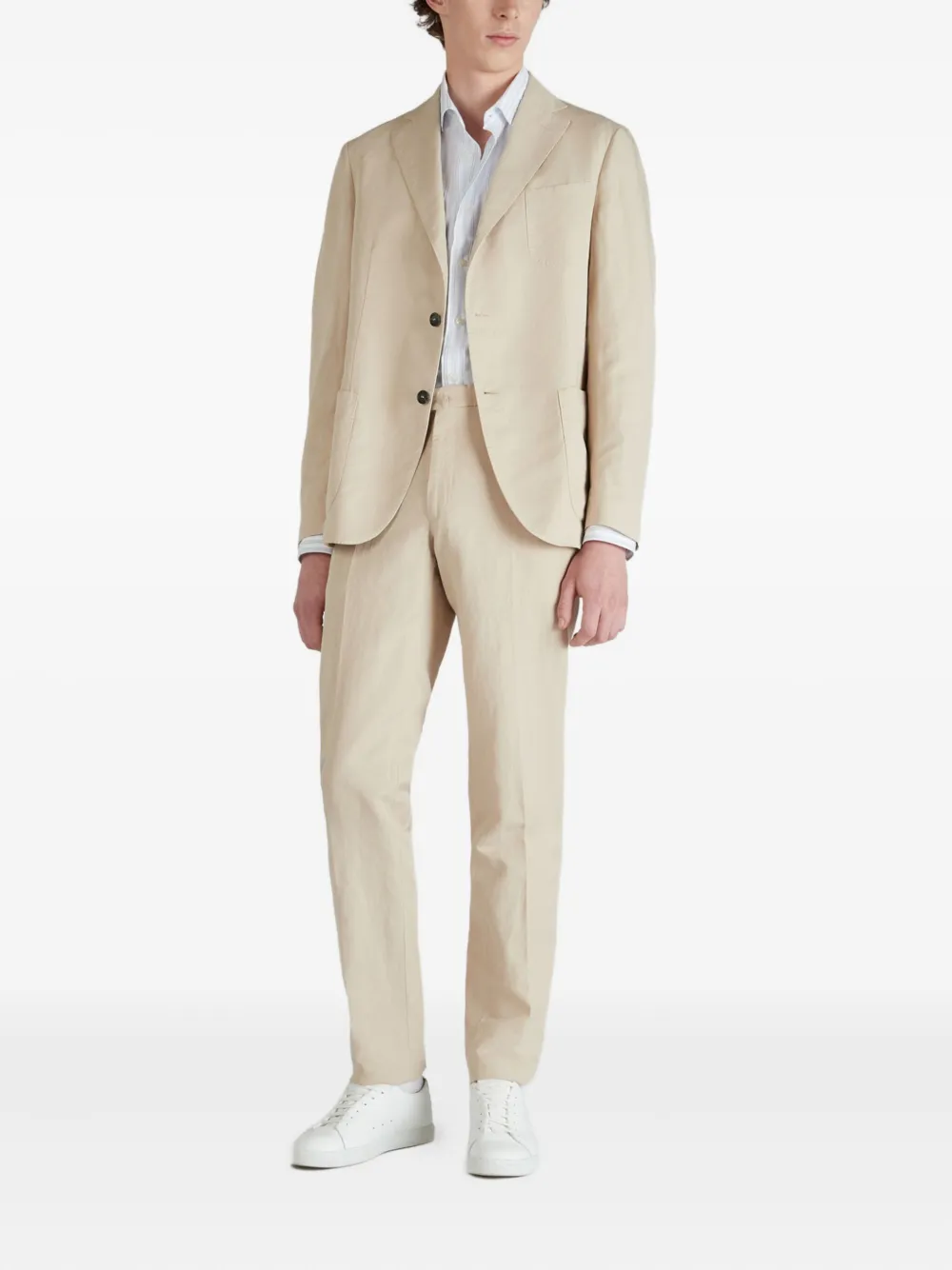 Glanshirt camisa de algodón con rayas estampadas | Image 2