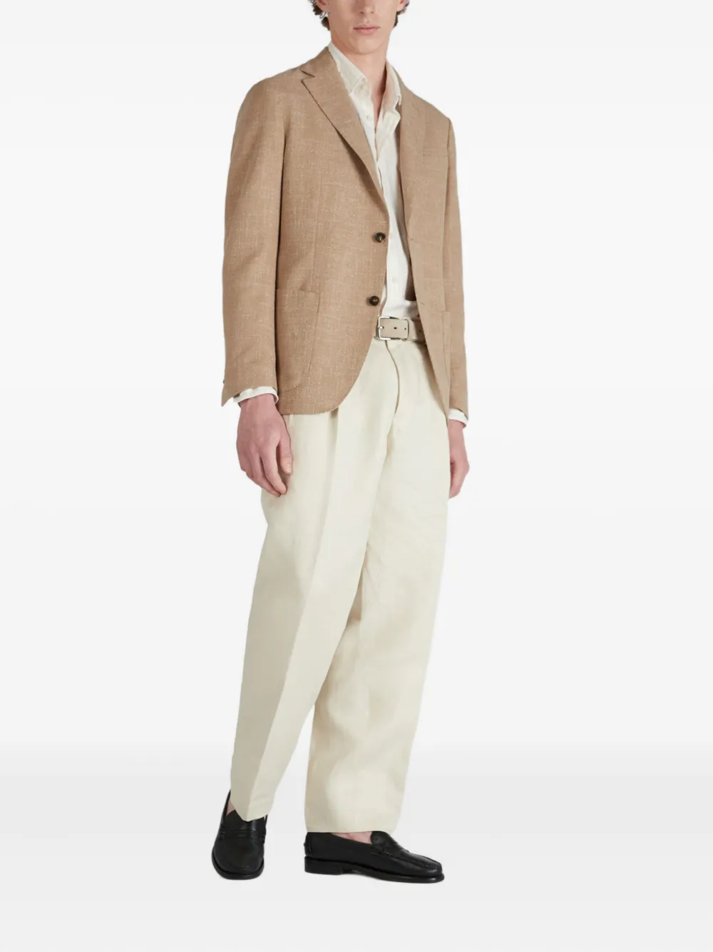 Glanshirt camisa de algodón con rayas estampadas | Image 2