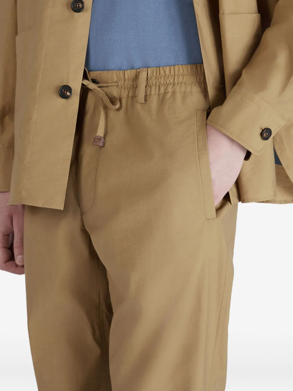 slowear Broek met trekkoord Beige