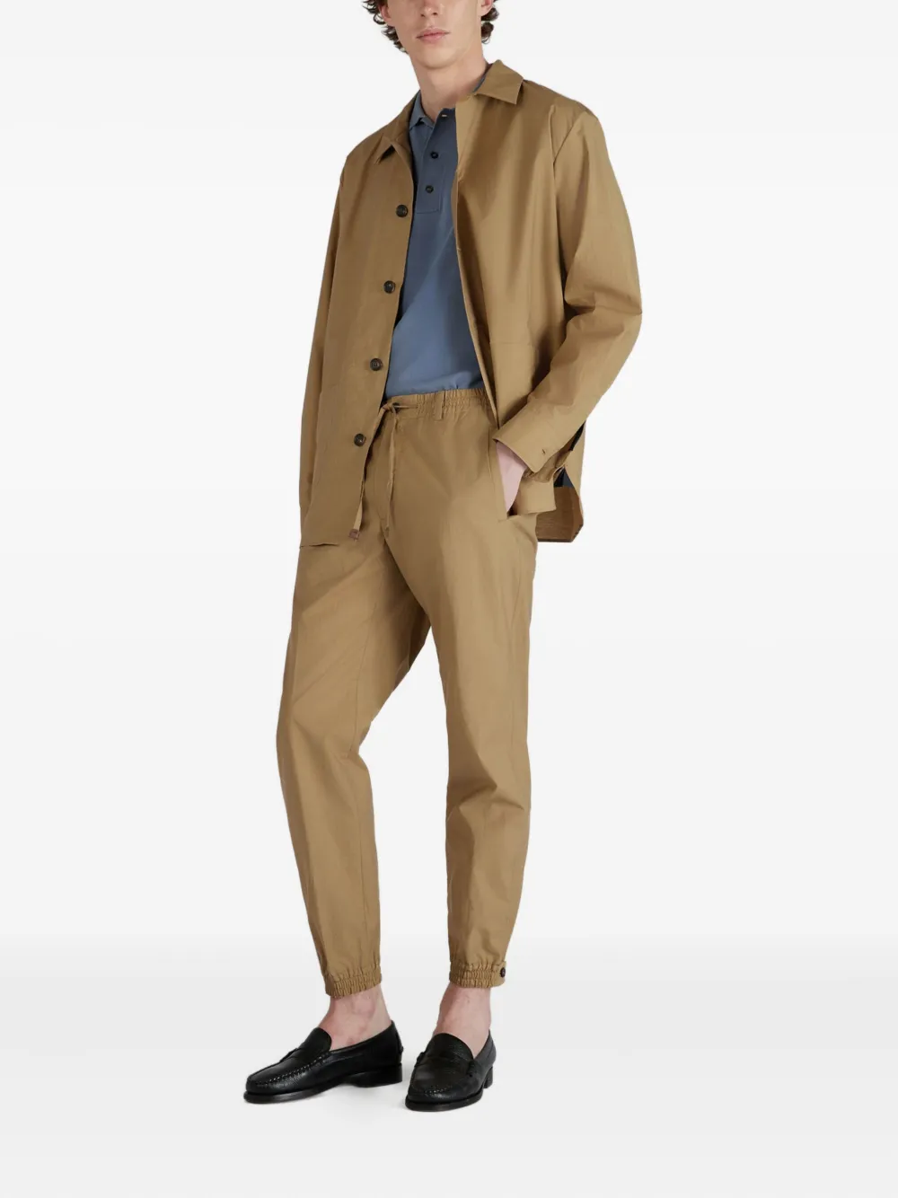 slowear drawstring elasticated trousers | Regular-Fit & Straight Leg Pants | Image 2