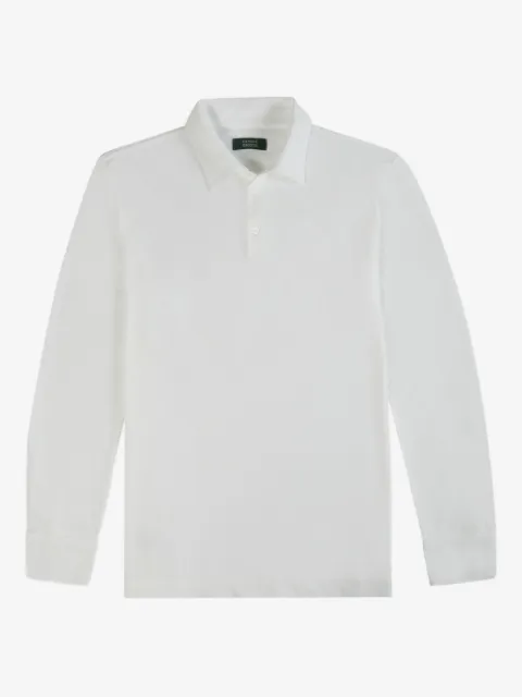 Zanone playera tipo polo de piqué