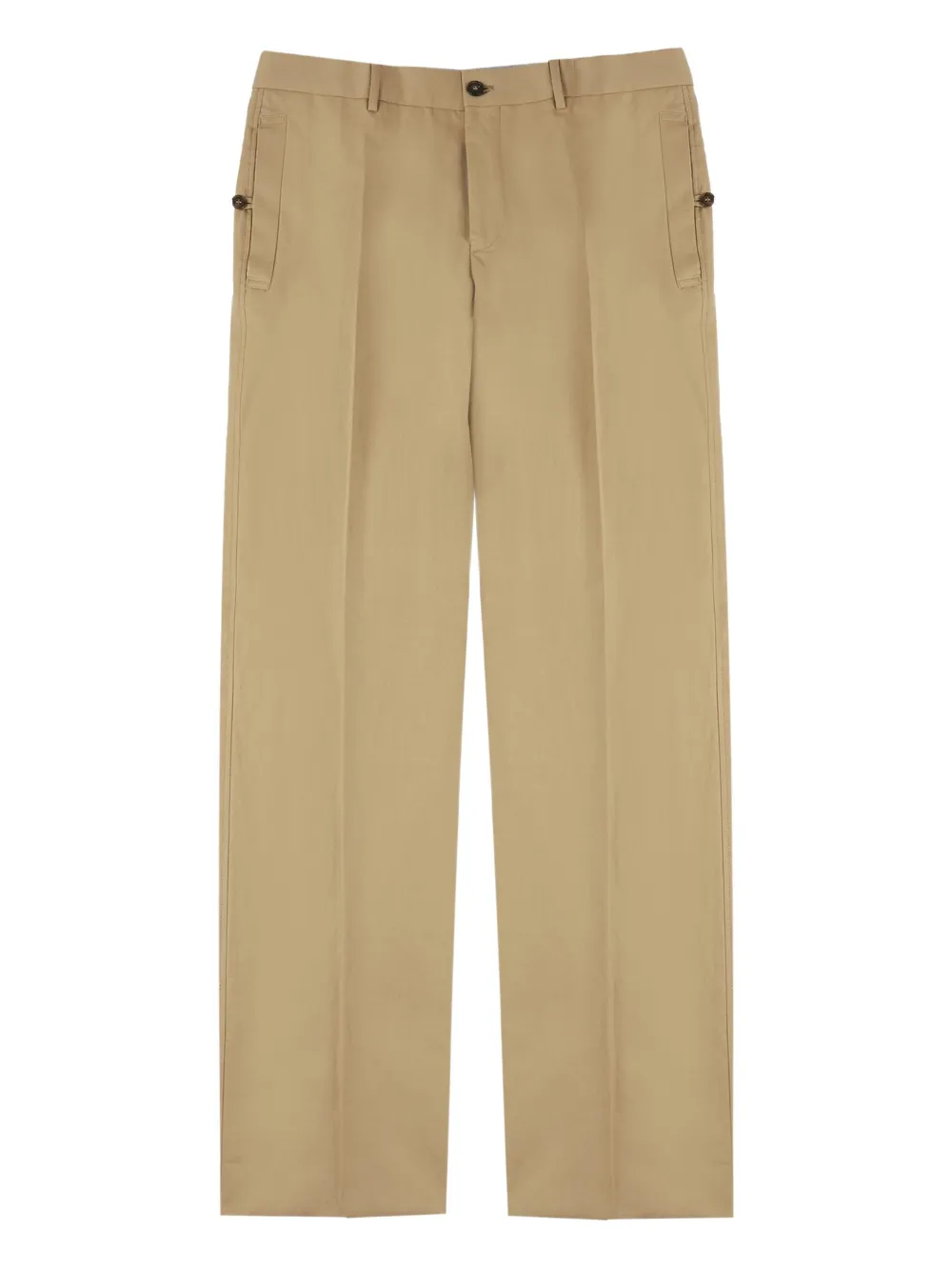 Incotex button-detail trousers | Neutrals | Image 1