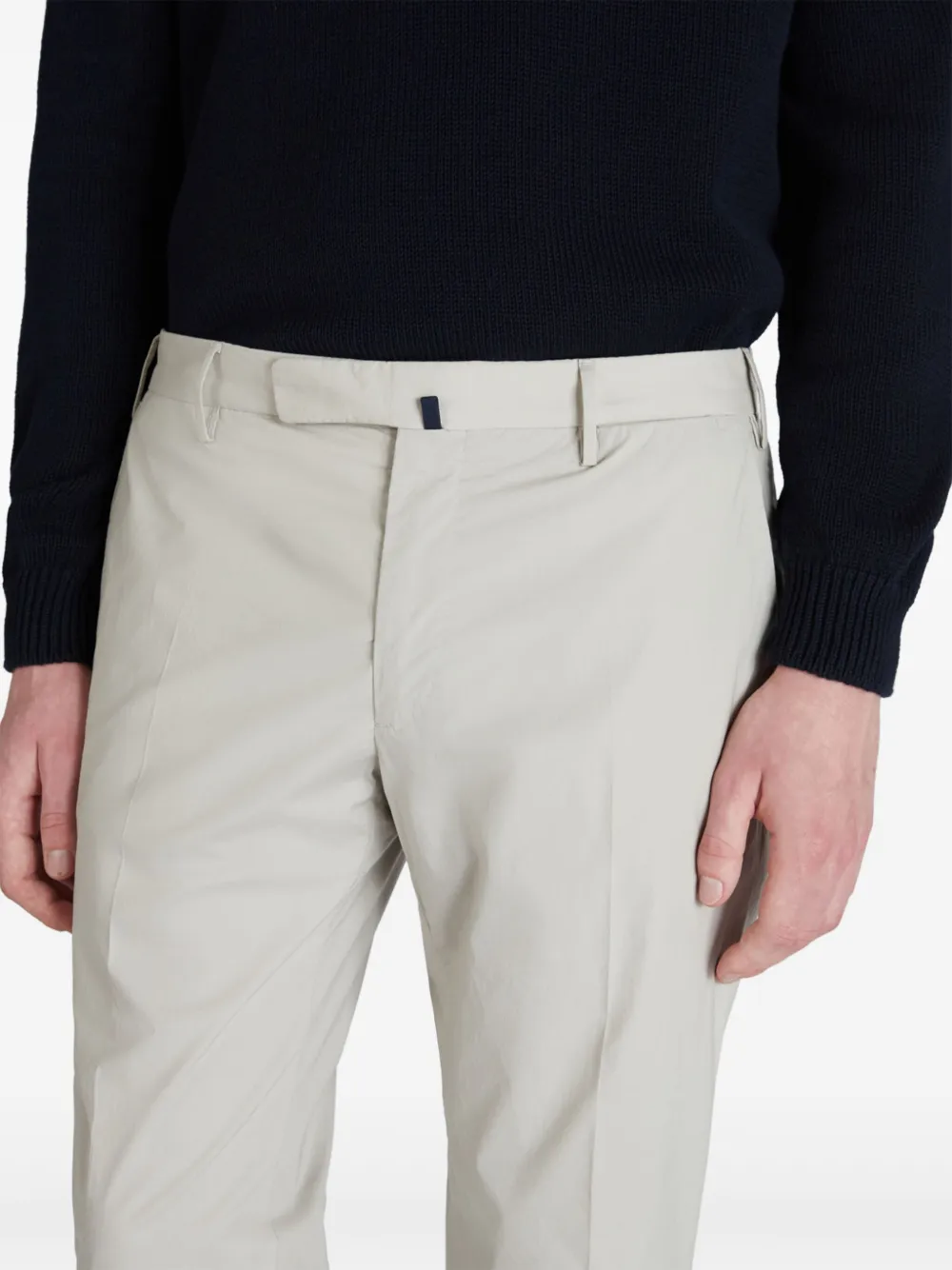 Incotex Tapered Trousers In White