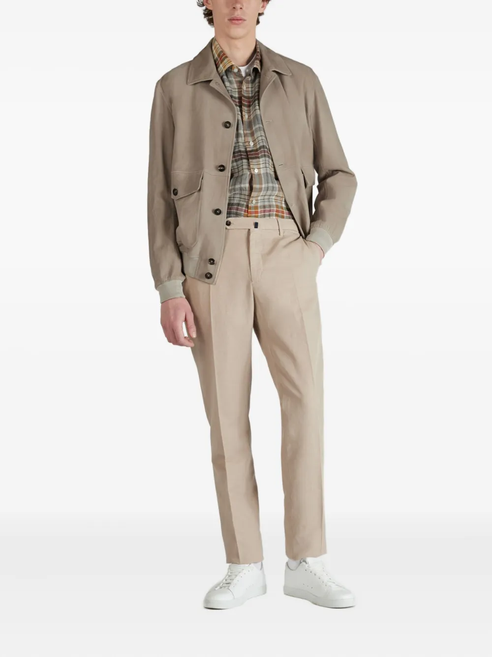 Montedoro buttoned suede leather jacket | Leather Jackets | Image 2