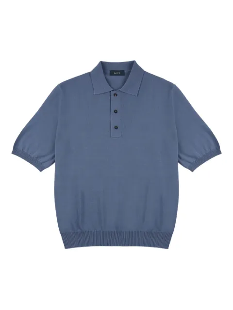 Zanone crêpe cotton polo shirt