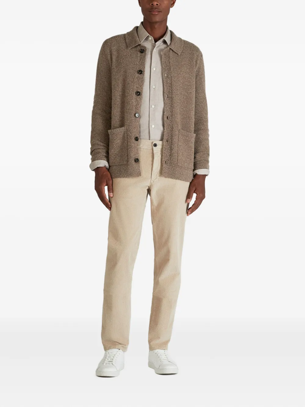 Zanone bouclé cardigan | Cardigans | Image 2