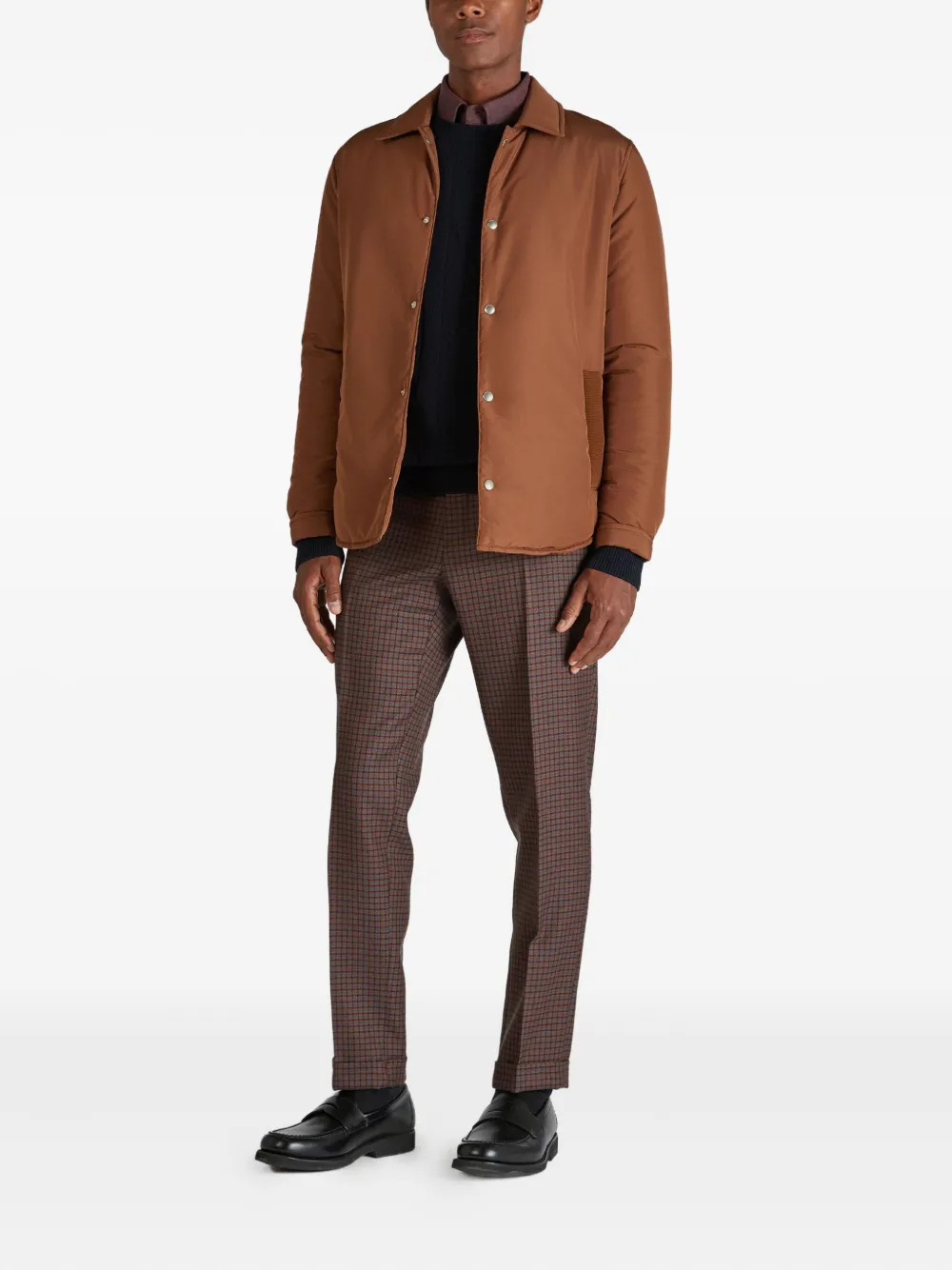 Zanone suéter en tejido de ochos con cuello redondo | Suéteres | Image 2