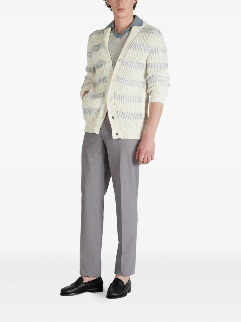 Incotex micro-houndstooth trousers | Regular-Fit & Straight Leg Pants | Image 2