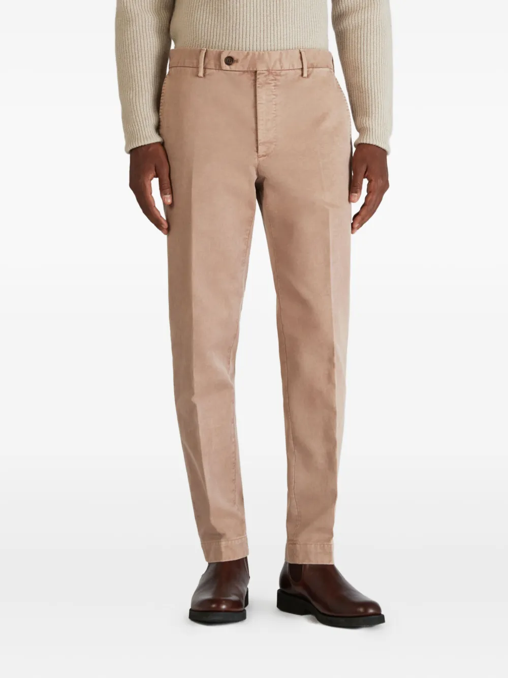 Incotex Katoenen broek Beige