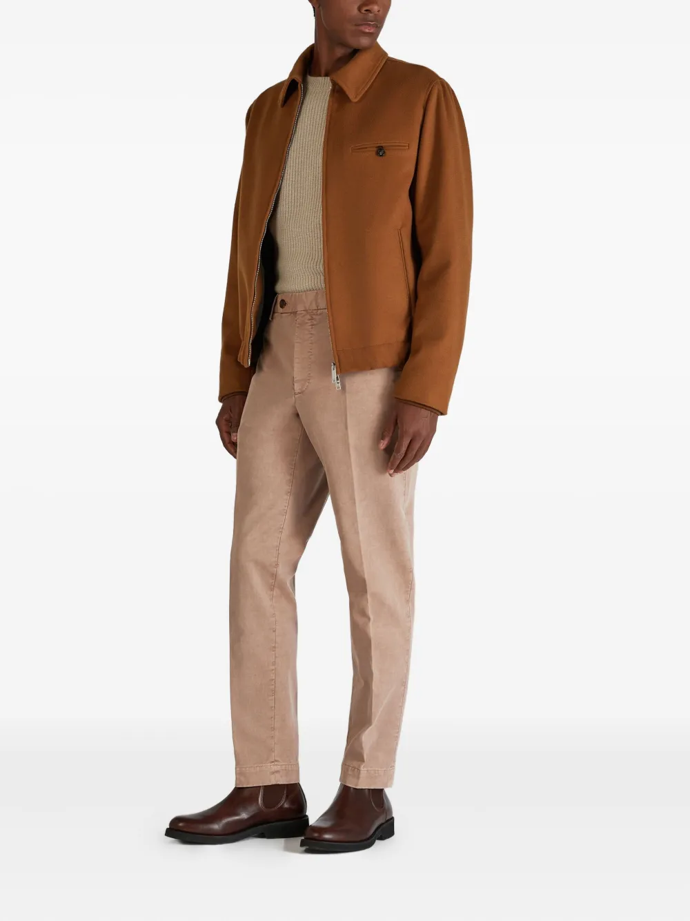 Incotex cotton trousers | Regular-Fit & Straight Leg Pants | Image 2