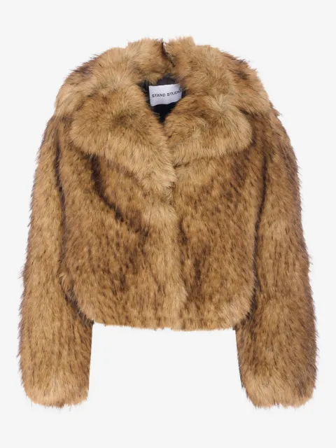 STAND STUDIO faux-fur jacket