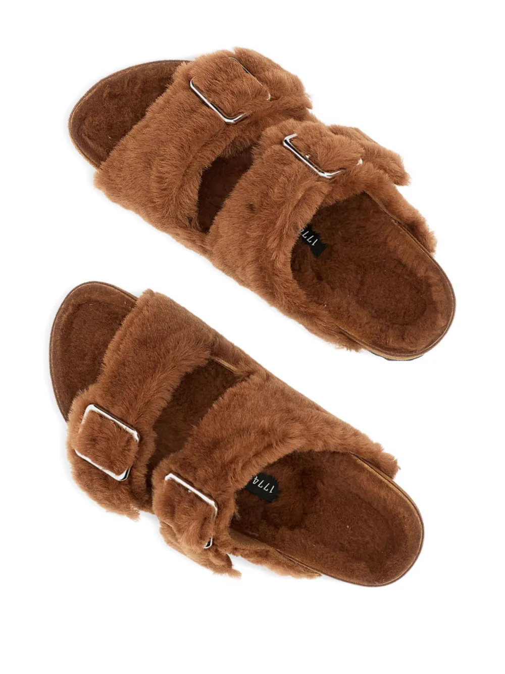 Birkenstock Arizona Buckle Sandals In Brown