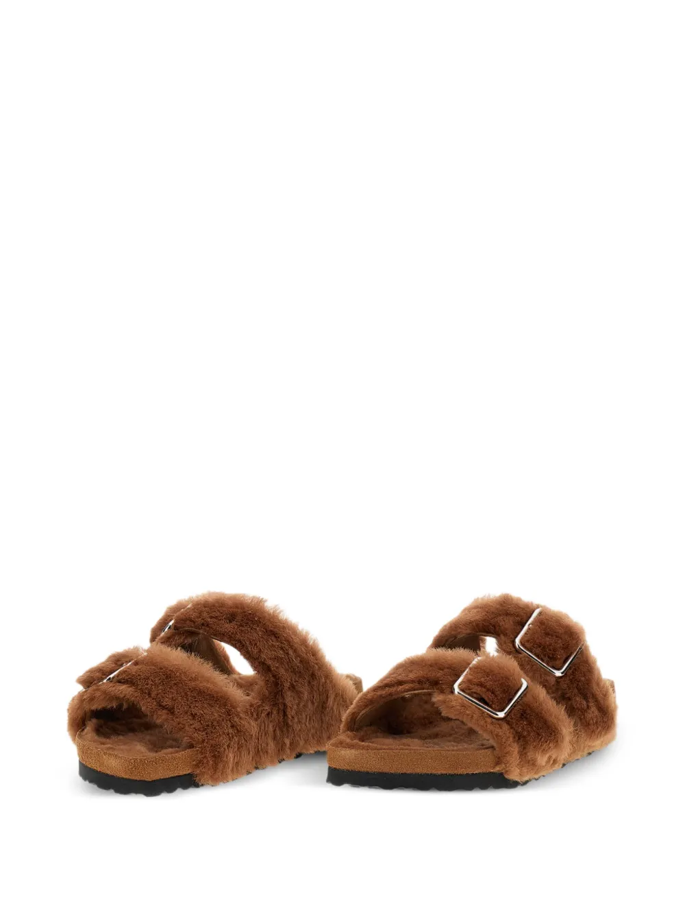 Birkenstock Arizona sandalen met gesp Bruin