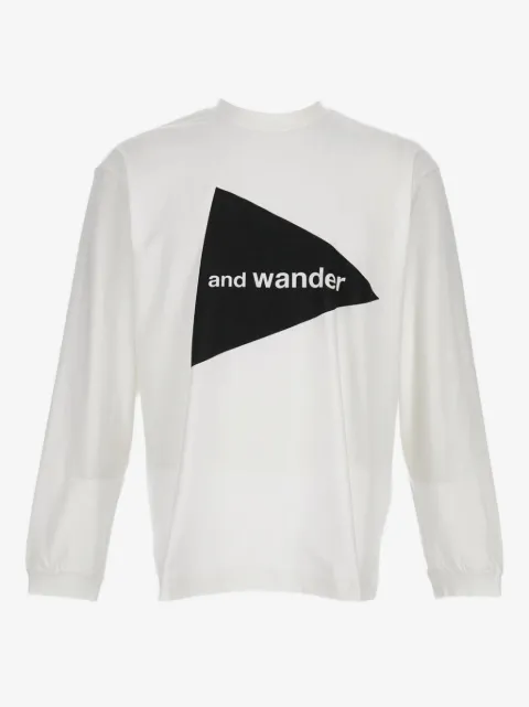 and Wander logo-print crew-neck T-shirt