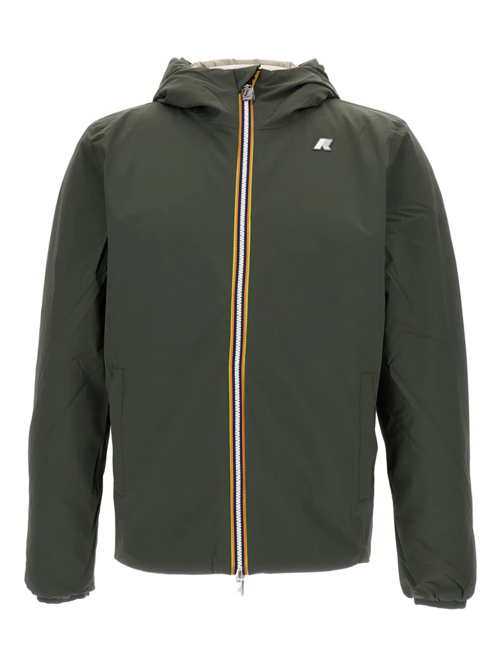 K-Way Reversible hooded jacket | verde | Image 1