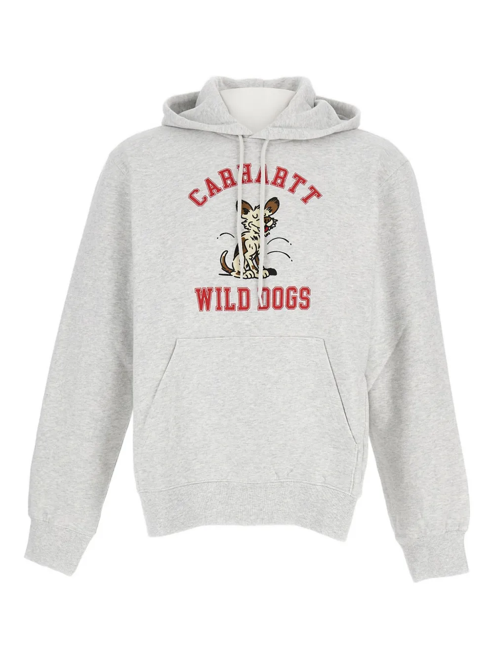 Carhartt WIP Wild Dogs drawstring hoodie | Grey | Image 1
