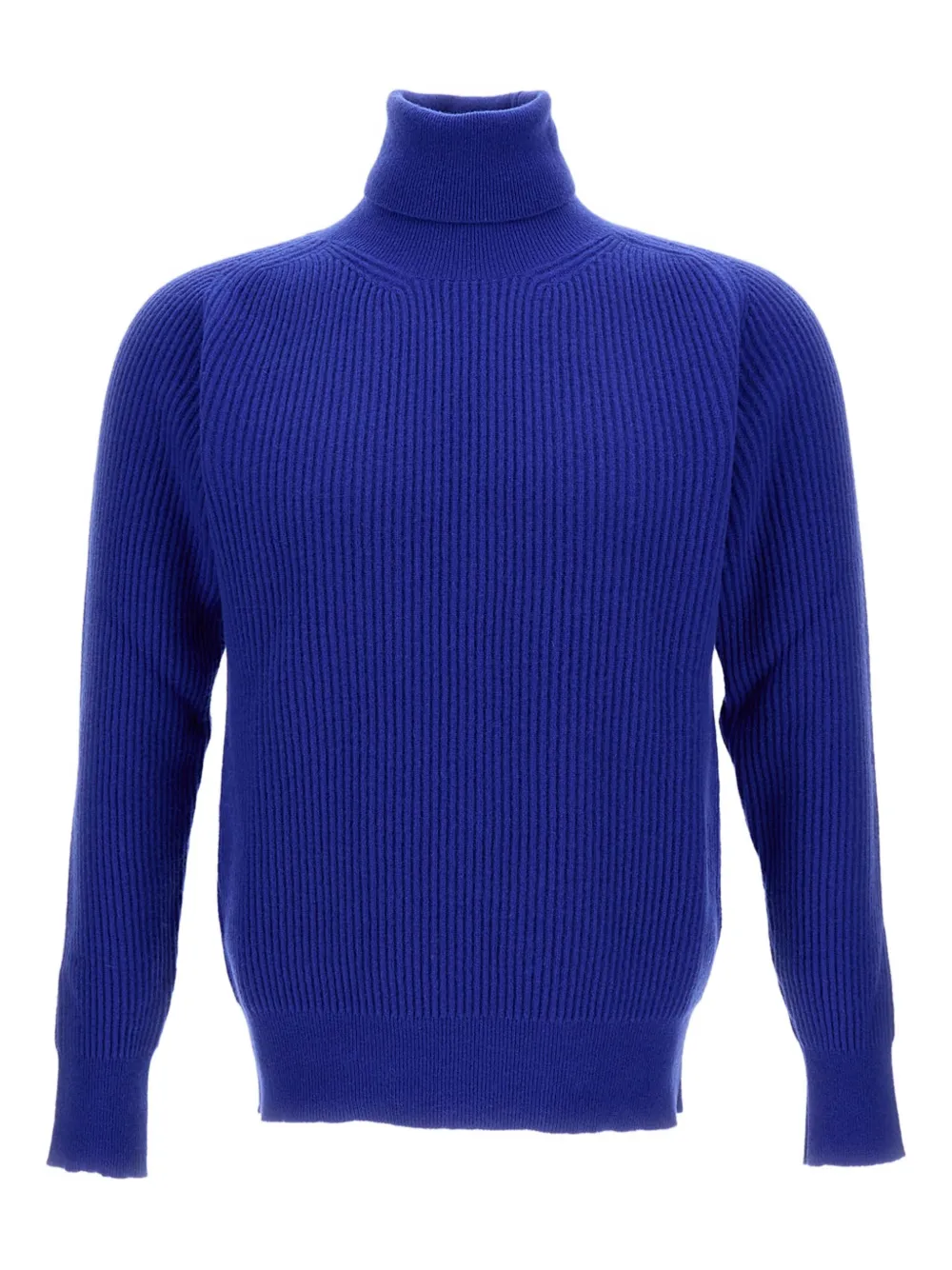 Customer Lovers pull côtelé à col roulé | bleu | Image 1