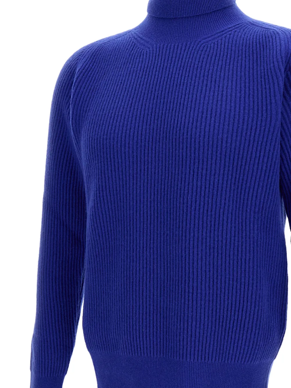 Customer Lovers Geribbelde coltrui Blauw