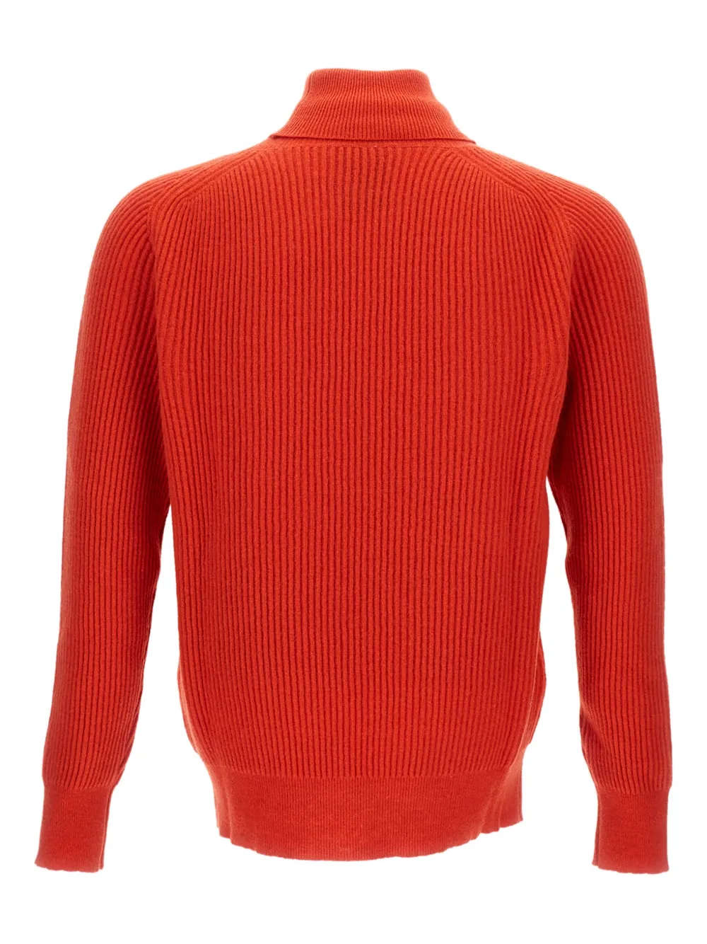 Customer Lovers high-neck ribbed sweater - Oranje