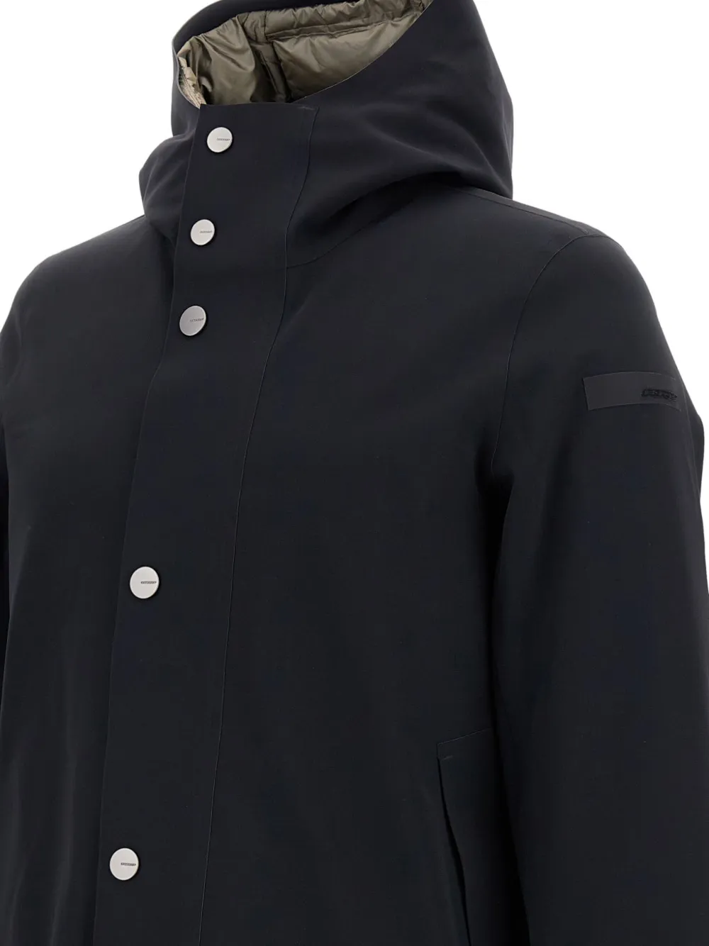 Roberto Ricci Designs Parka met capuchon Zwart