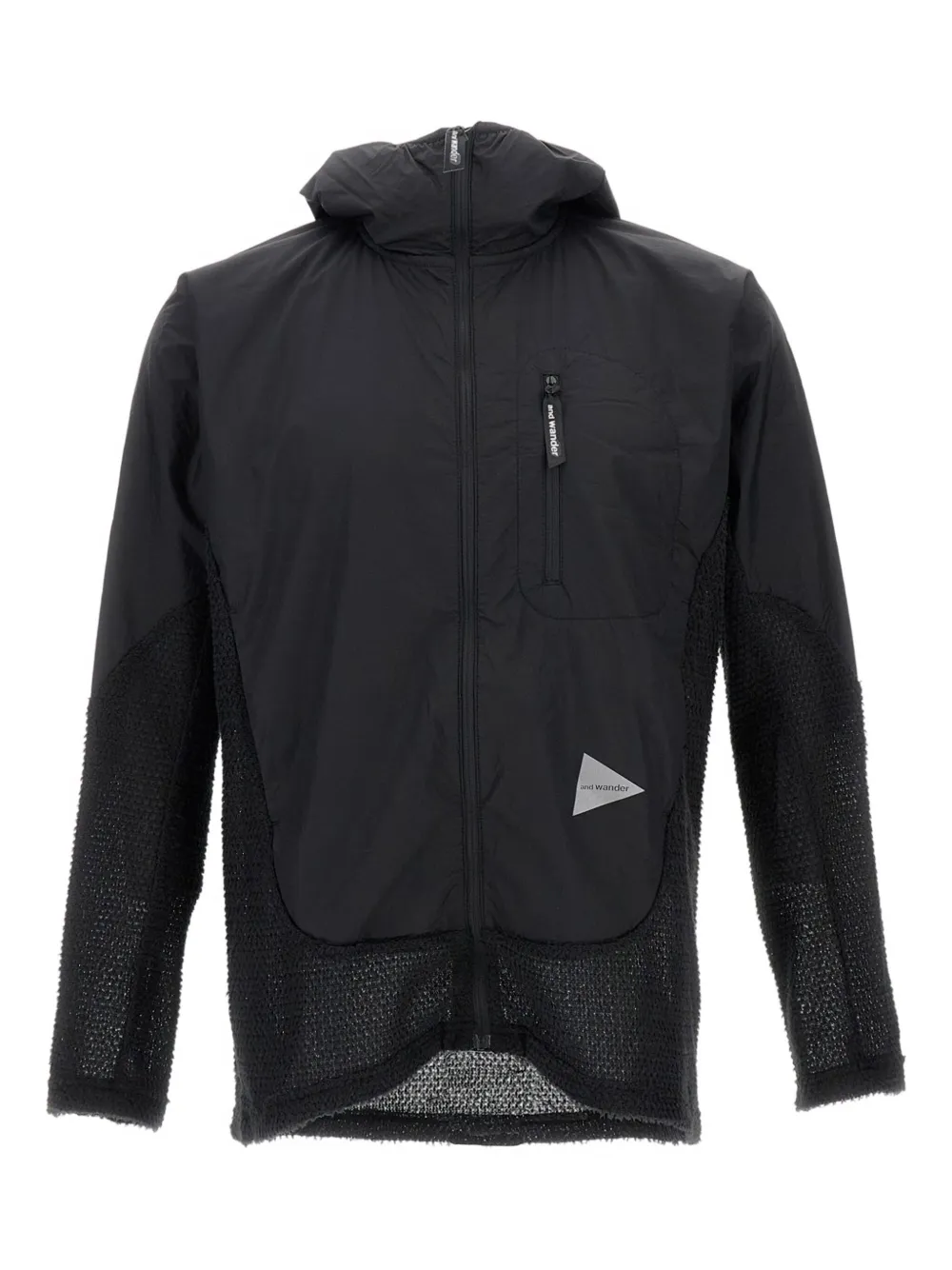 and Wander mesh-panel hooded jacket | negro | Image 1