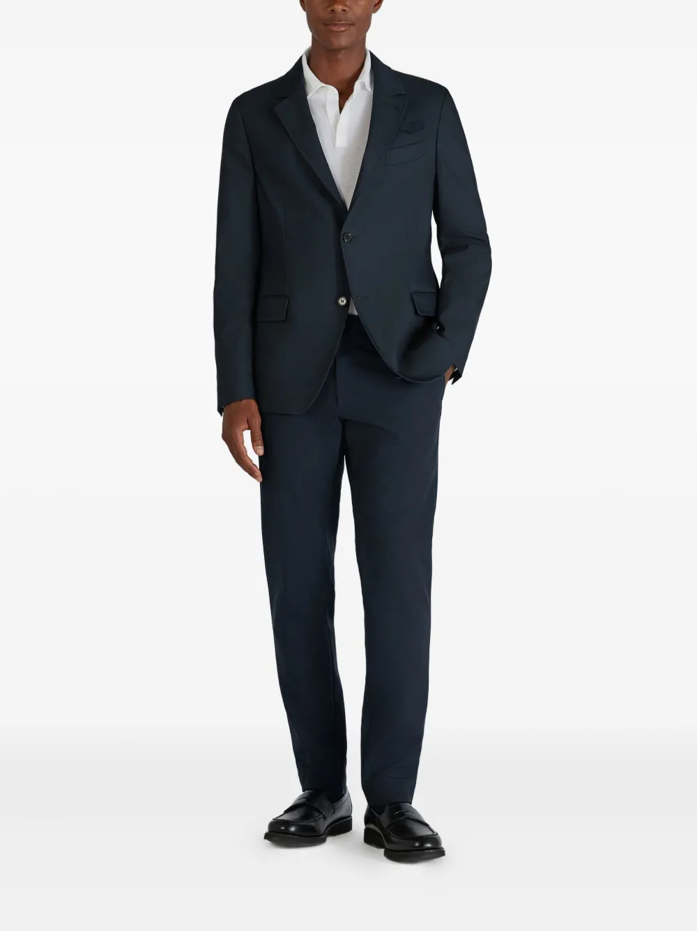 Incotex Broek van technisch materiaal - Blauw