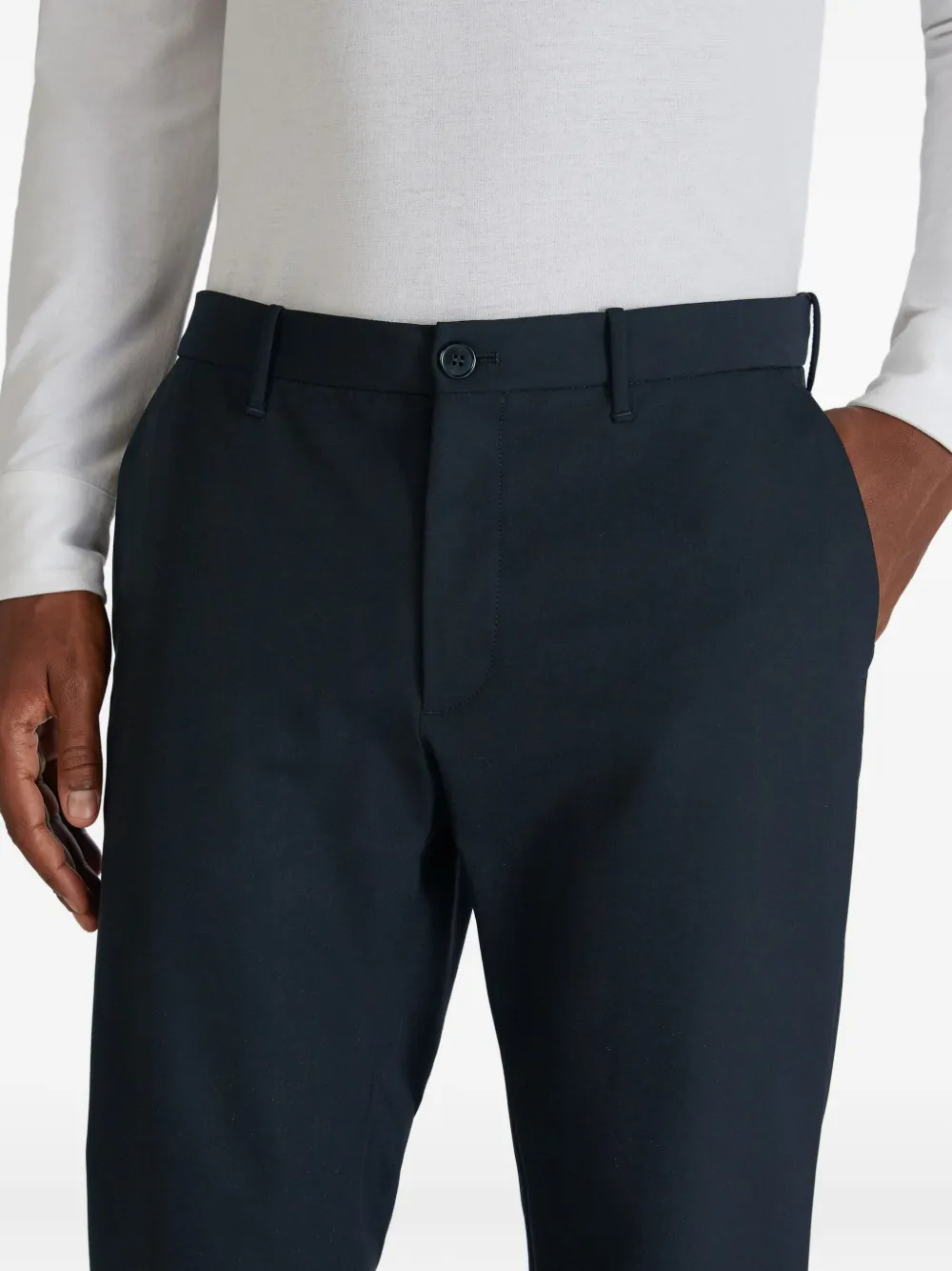 Incotex Broek van technisch materiaal Blauw