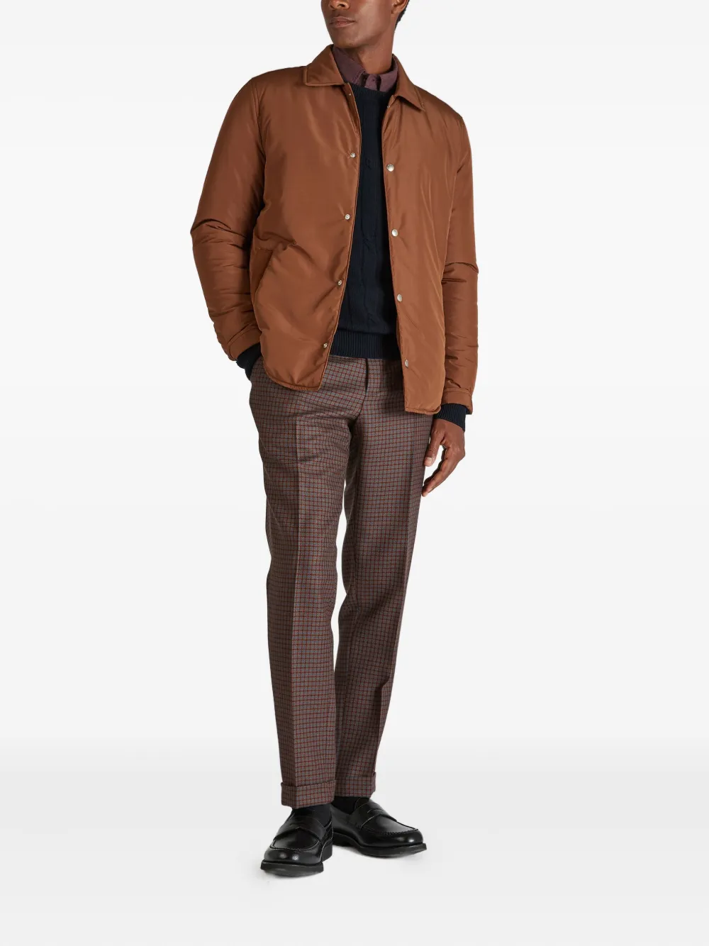 Incotex houndstooth trousers | Regular-Fit & Straight Leg Pants | Image 2