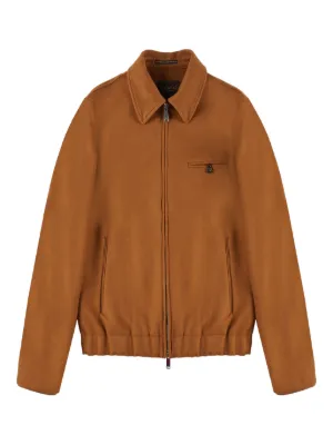 Valentino Garavani スエード ジャケット | ブラウン | FARFETCH JP