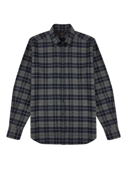 Glanshirt check shirt