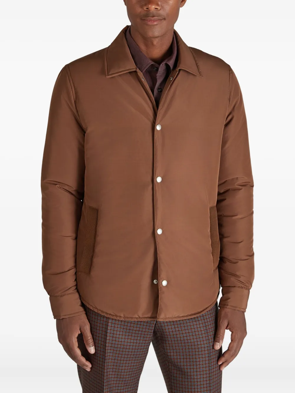 Montedoro Shirtjack met capuchon Bruin