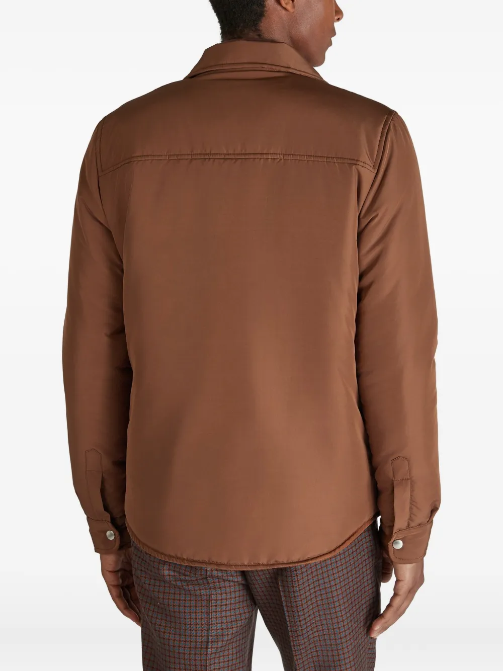 Montedoro Shirtjack met capuchon Bruin