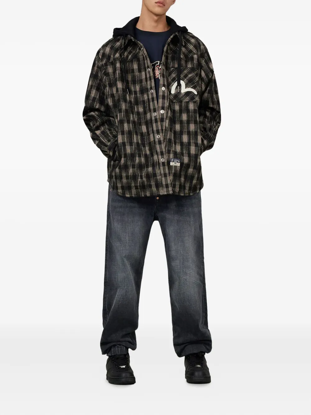 EVISU hooded check jacket | Chamarras con capucha | Image 2