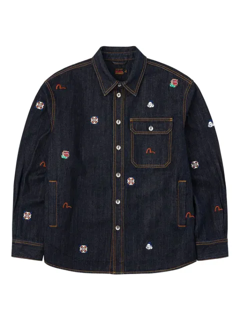 EVISU Hemd mit bestickter Tasche
