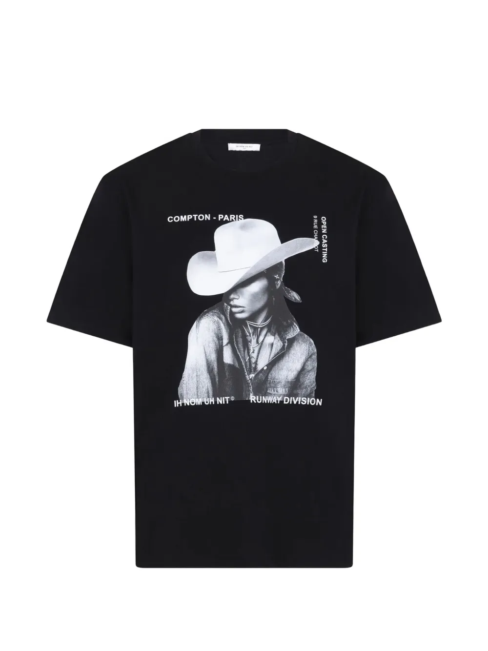 Ih Nom Uh Nit Cowgirl katoenen T-shirt Zwart