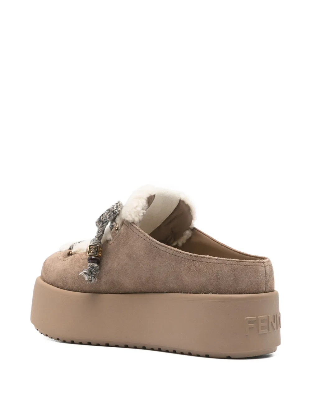 FENDI Après Chic mules Beige