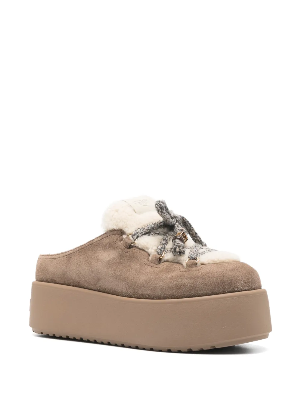  Fendi Après Chic Mules - Neutrals 