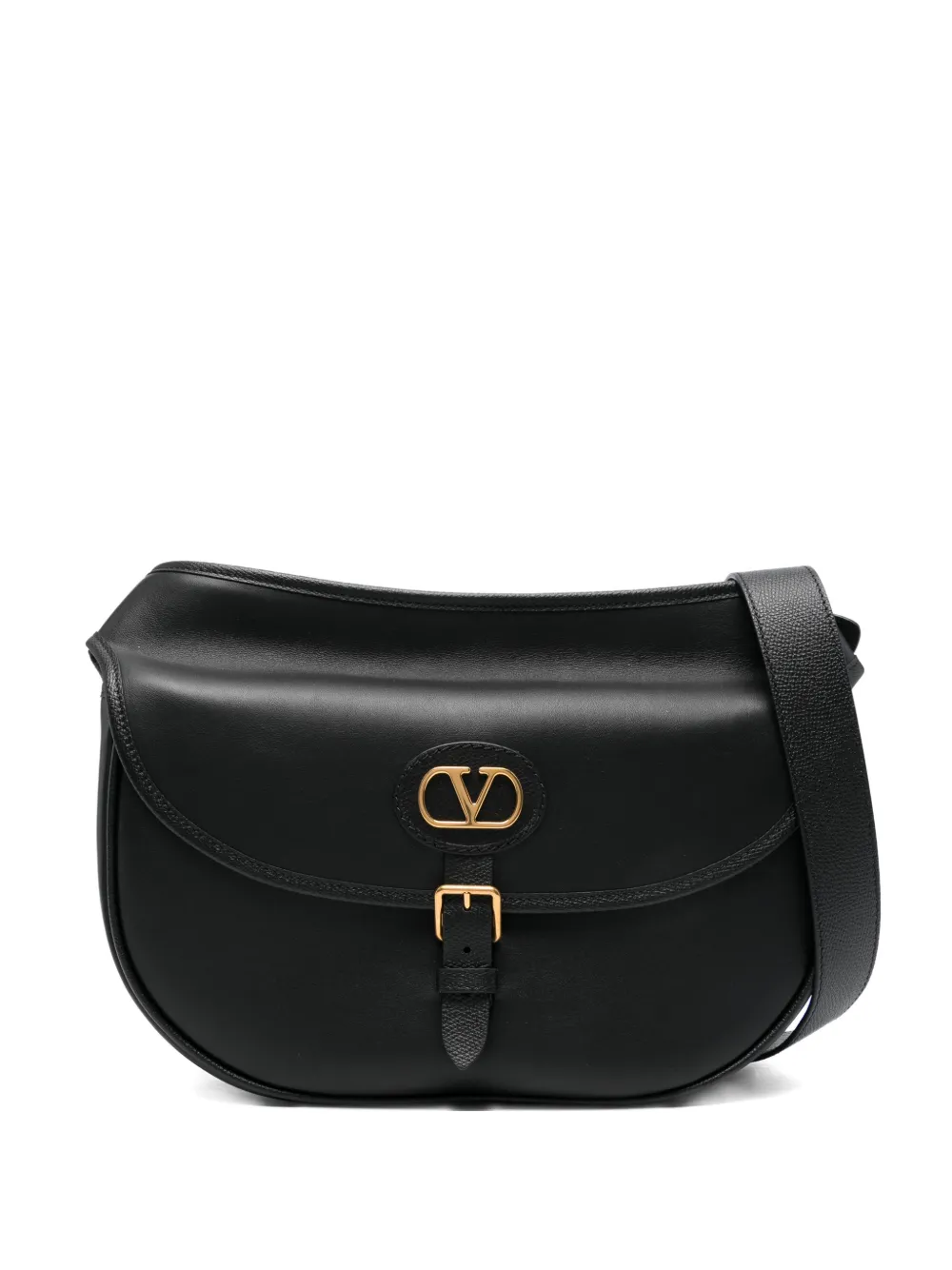 Valentino Garavani Antibes buckle messenger bag - Nero