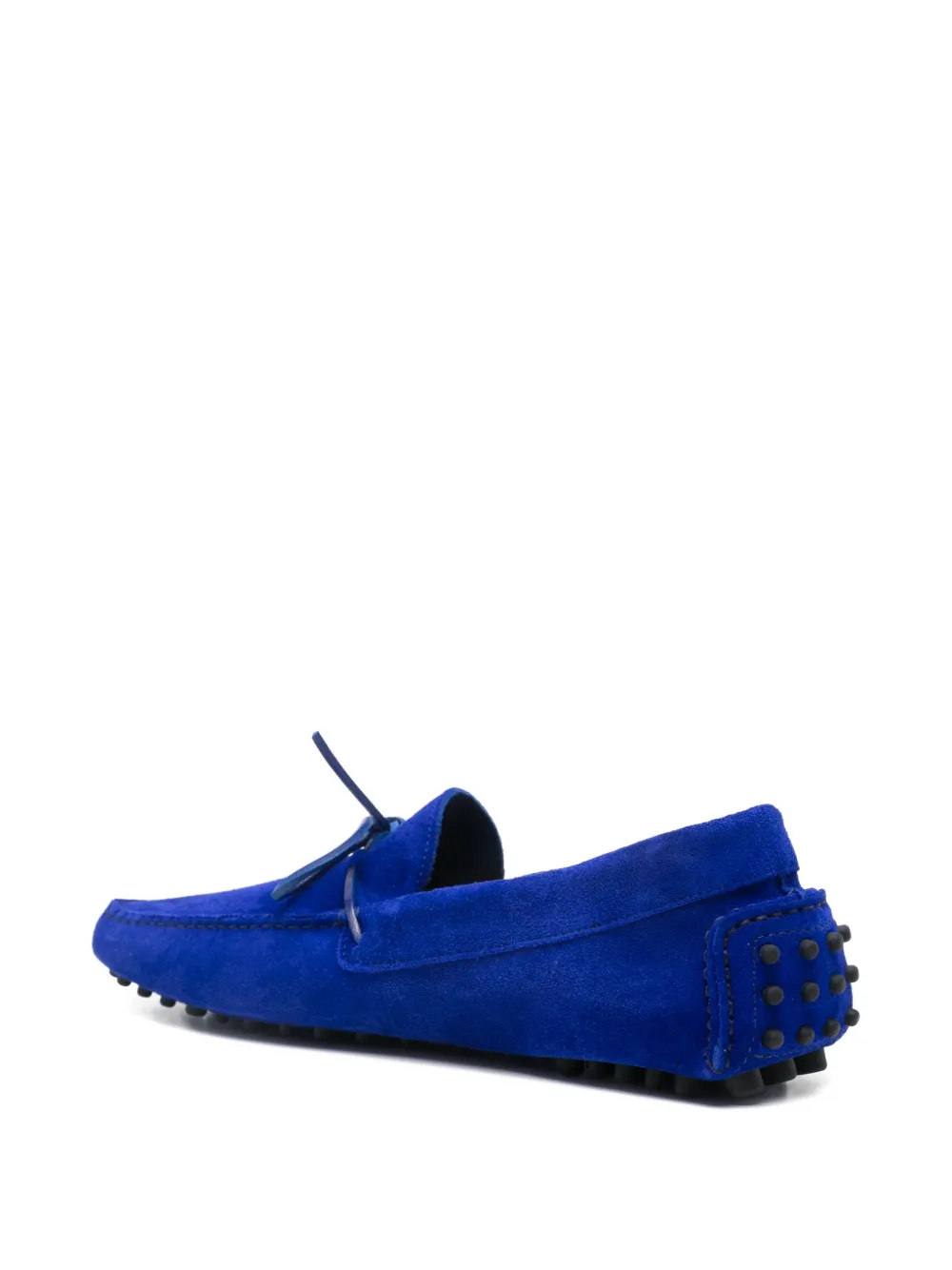 TOM FORD Suède loafers met strik Blauw