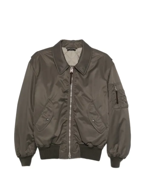 TOM FORD zip-up collared bomber jacket