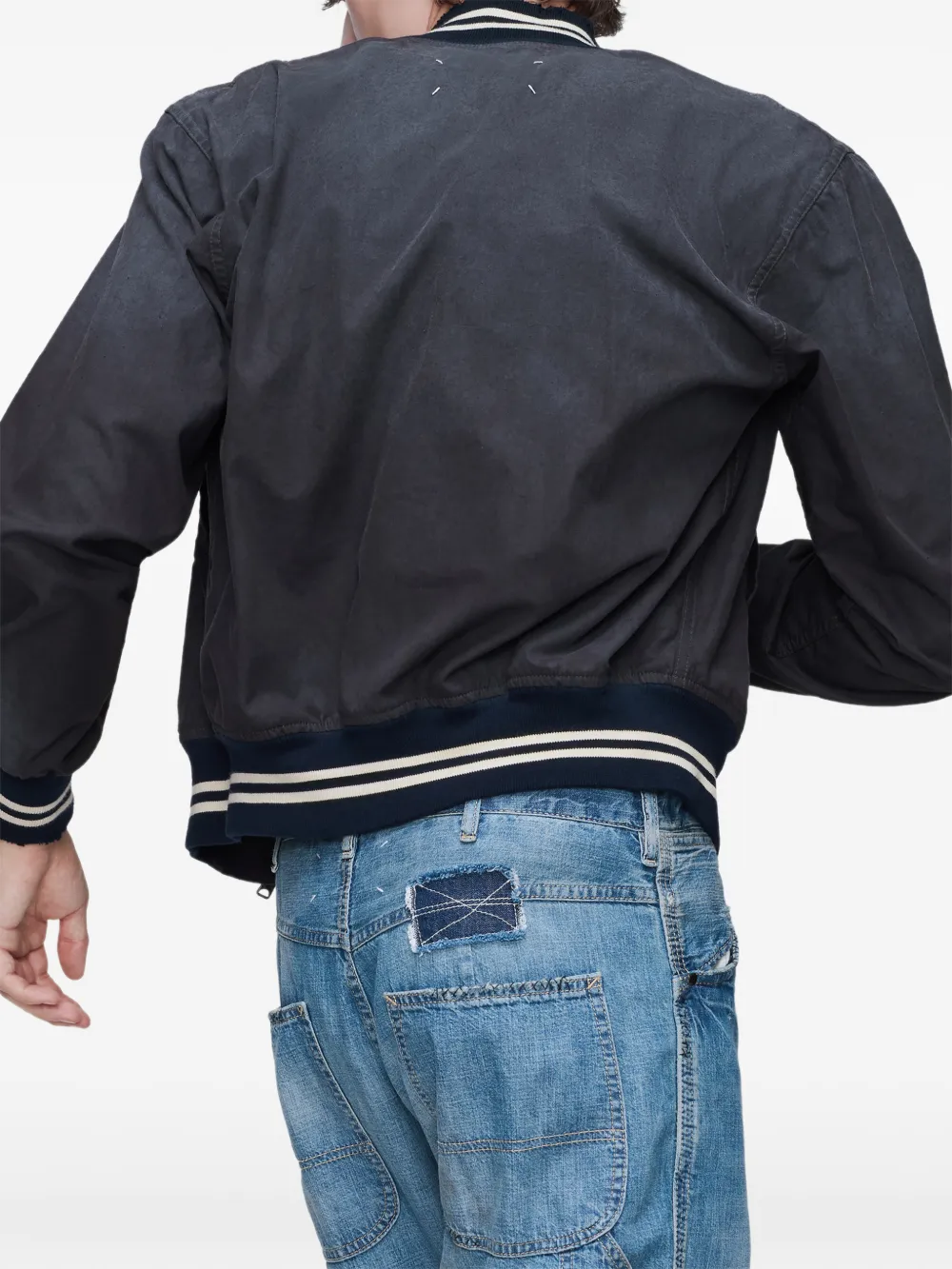 Maison Margiela Denim bomberjack Grijs