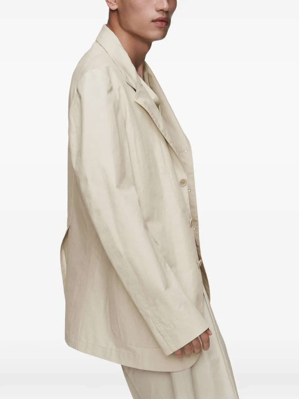 Maison Margiela Zijde-katoenen jack Beige