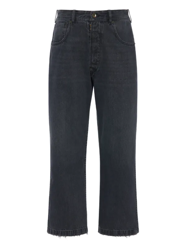 Maison Margiela クロップドパンツ | グレー | FARFETCH JP