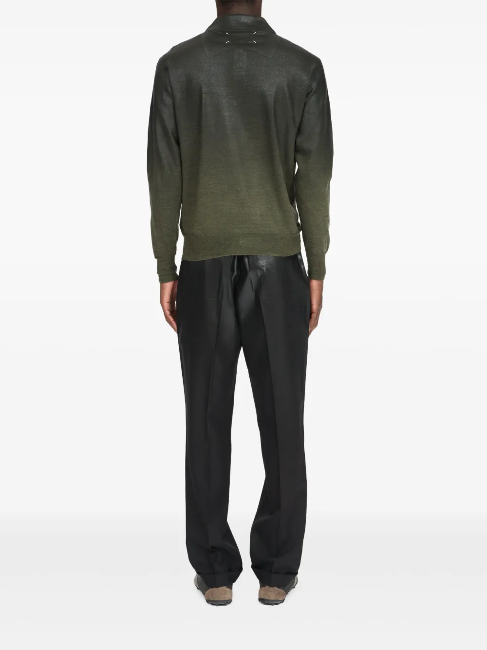 Maison Margiela Poloshirt met zak Groen