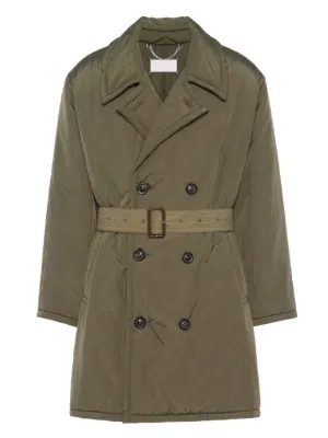 Jil Sander ベルテッド ダブルコート | グレー | FARFETCH JP
