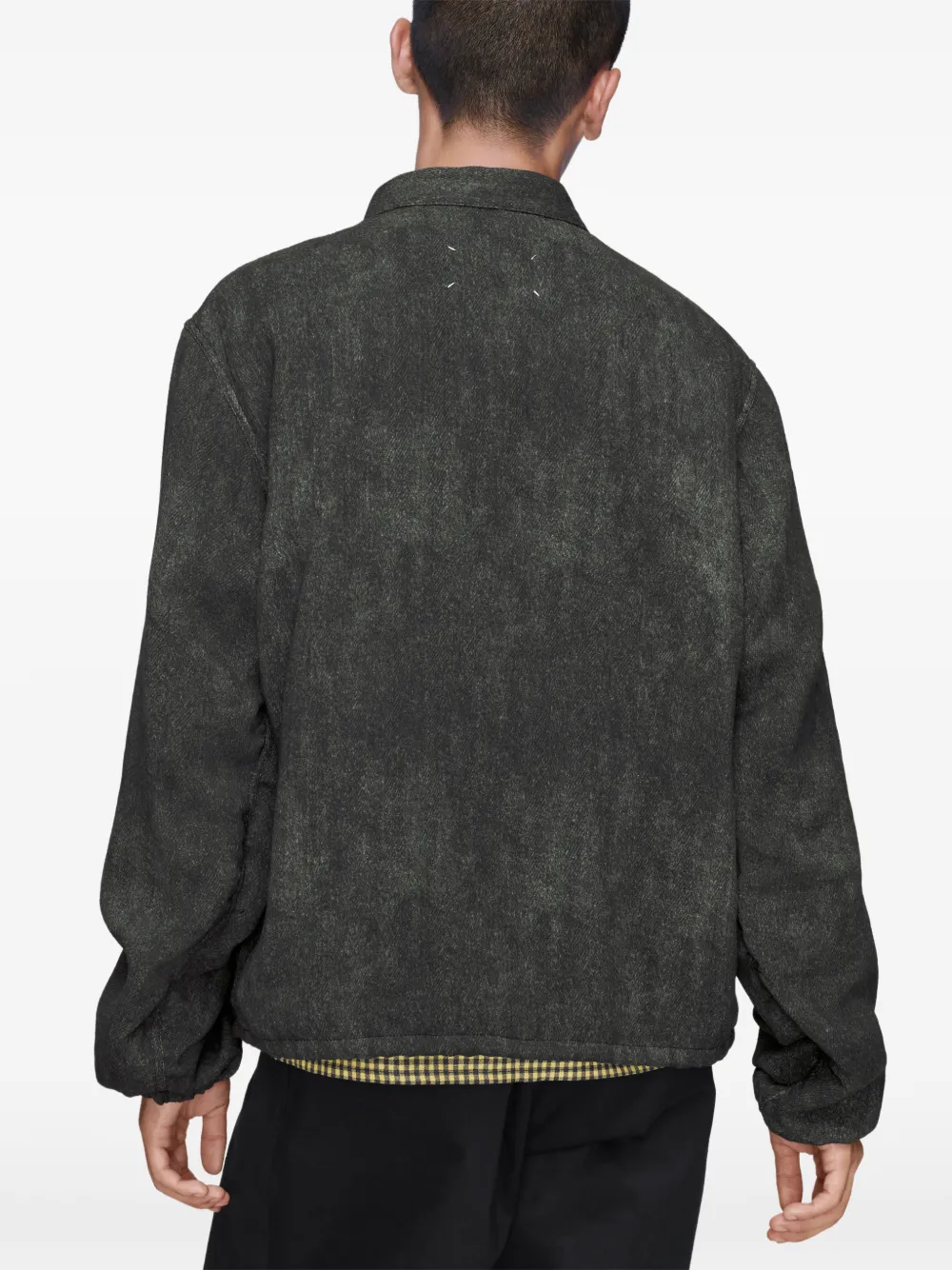 zip cotton caban jacket